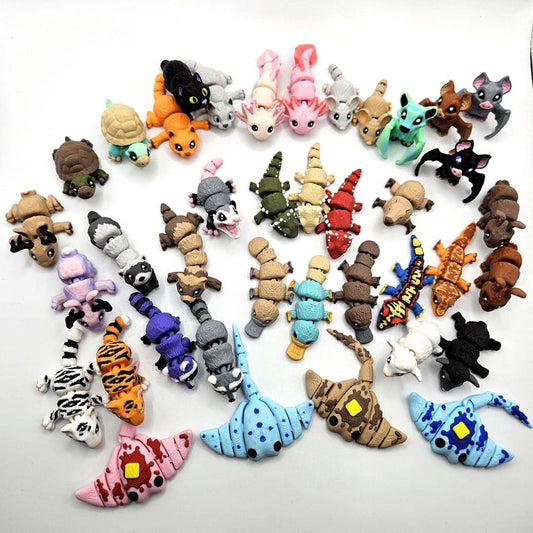 Choose Your Own Detailed Pocket Pet! | 3D Printed Mini Fidget Animal