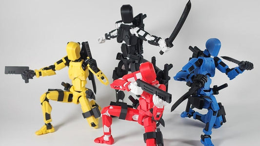 Pax Zero Dummy 13 Action Figure (1.5x Scale) 3D Printed FULLY ASSEMBLED